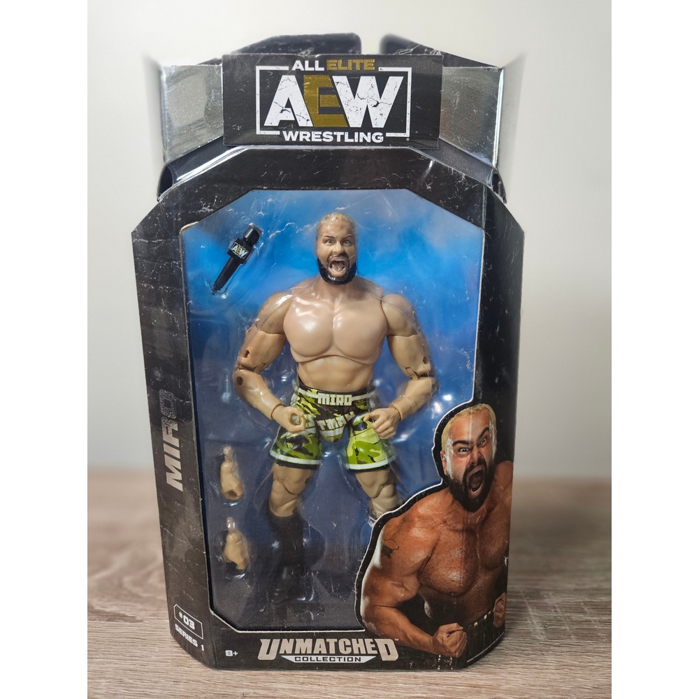 AEW Unmatched Collection Series 1‎ Miro Action Figure #03 Jazwares New Box Wear